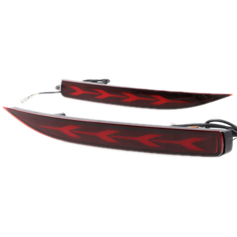 PMFC 1 пара автомобиля светодиодный задний противотуманный фонарь заднего бампера