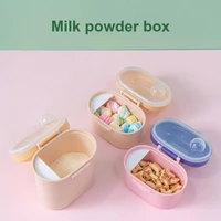 portable 1 set ultralight baby snack food container bpa free snack dish dust proof for travel