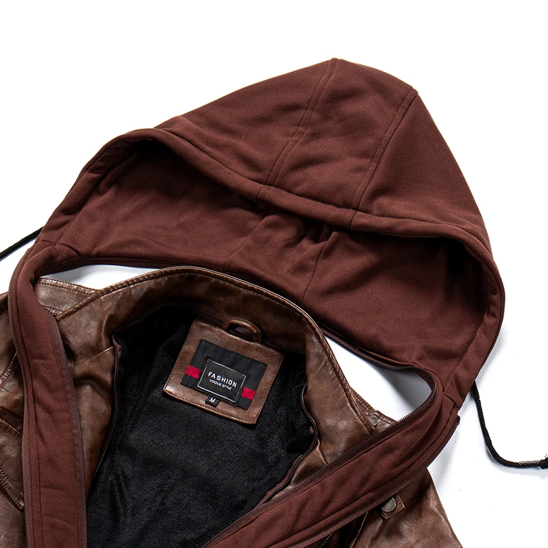 Тактическая мужская куртка из искусственной кожи повседневная кожаная в стиле