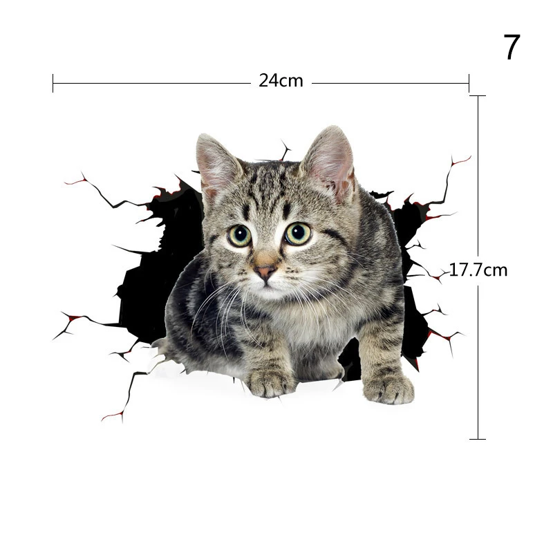 Наклейка на автомобиль с трещинами креативная самоклеящаяся 3D наклейка для