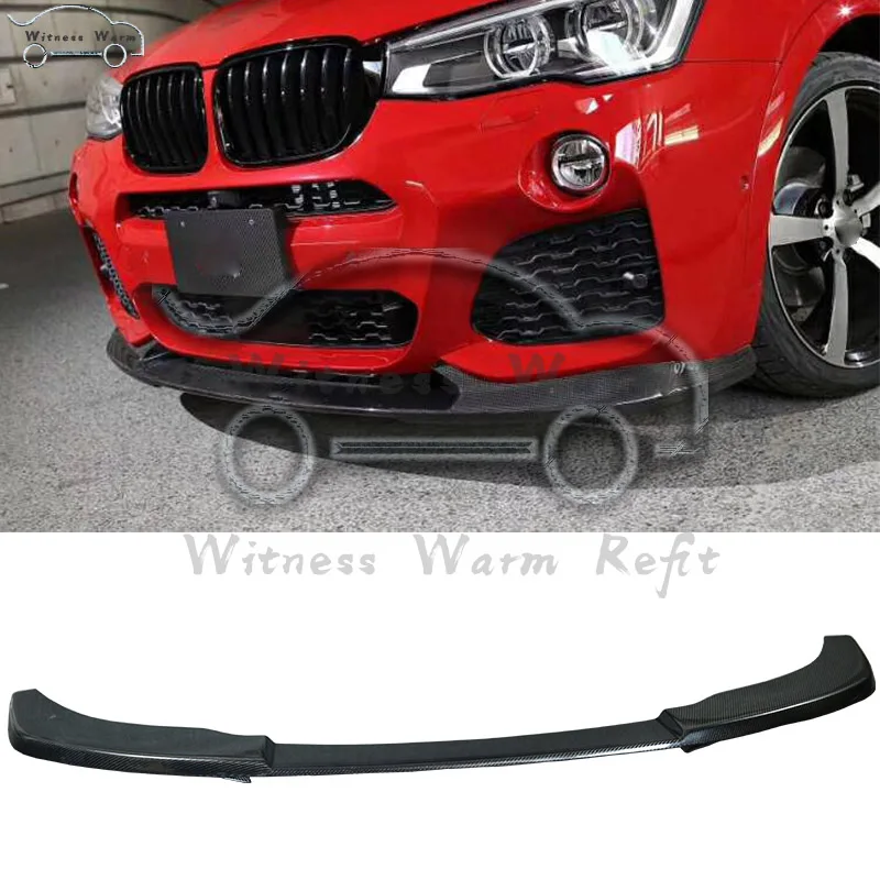 Сплиттер для переднего бампера и спойлера из углеродного волокна BMW F26 X4 M-Tech с