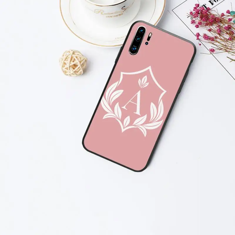 

pink letters shield Phone Case case for huawei p20 p30 p40 pro mate 10 20 30 pro lite p smart y7 2019 plus nova 3I cases cover