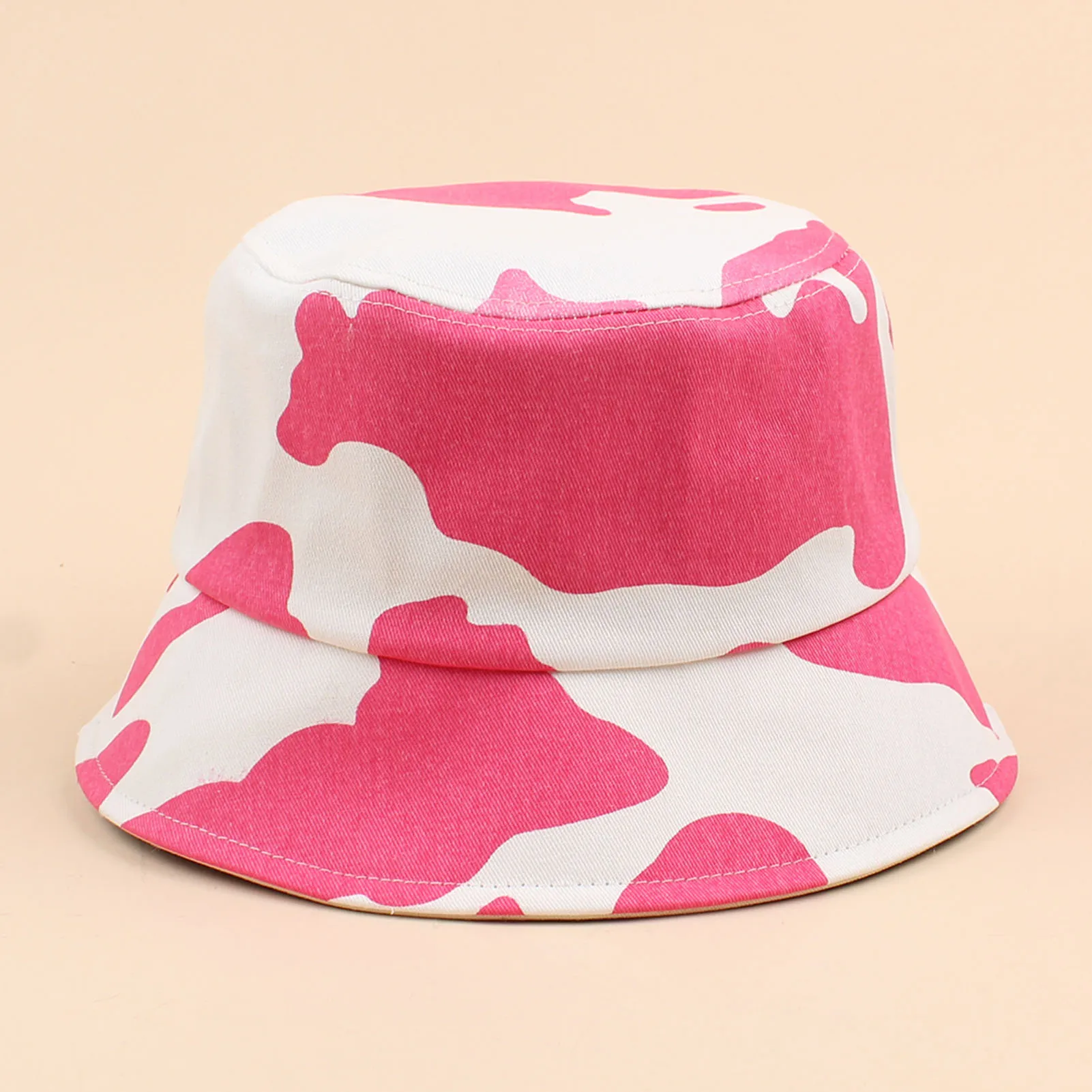 

Панама с коровьим узором для мужчин и женщин, милая модная Панама от солнца, Шляпа Пляжная для путешествий, в стиле кэжуал