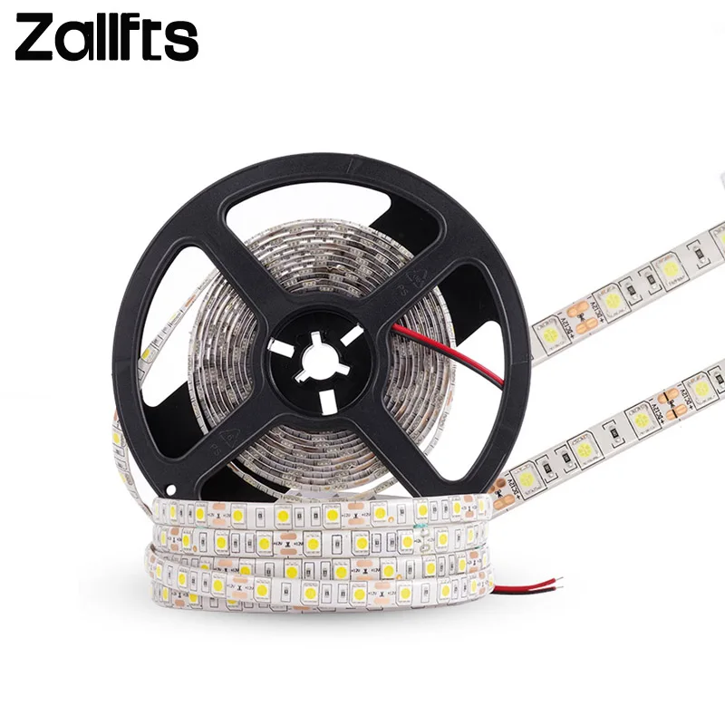 

Светодиодная лента RGB s/M, гибкая декоративная Водонепроницаемая Диодная лента, 5 м или 10 лампочек, 12 В, 2835SMD, 60 светодисветодиодный s/M