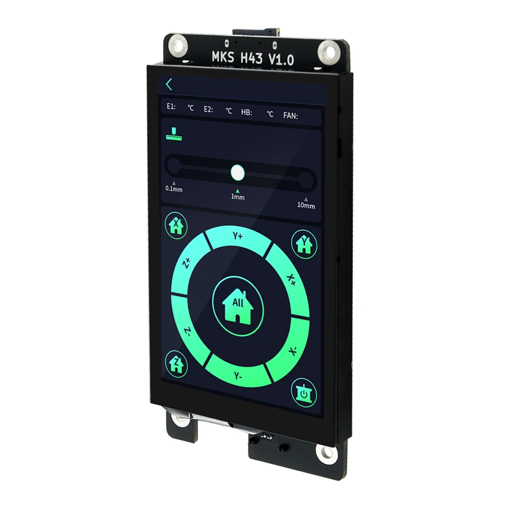 makerbase mks h43 v1 0 smart display controller 3d printer parts 4 3 inch ips lcd 800480 hd capacity touch screen for marlin2 x free global shipping