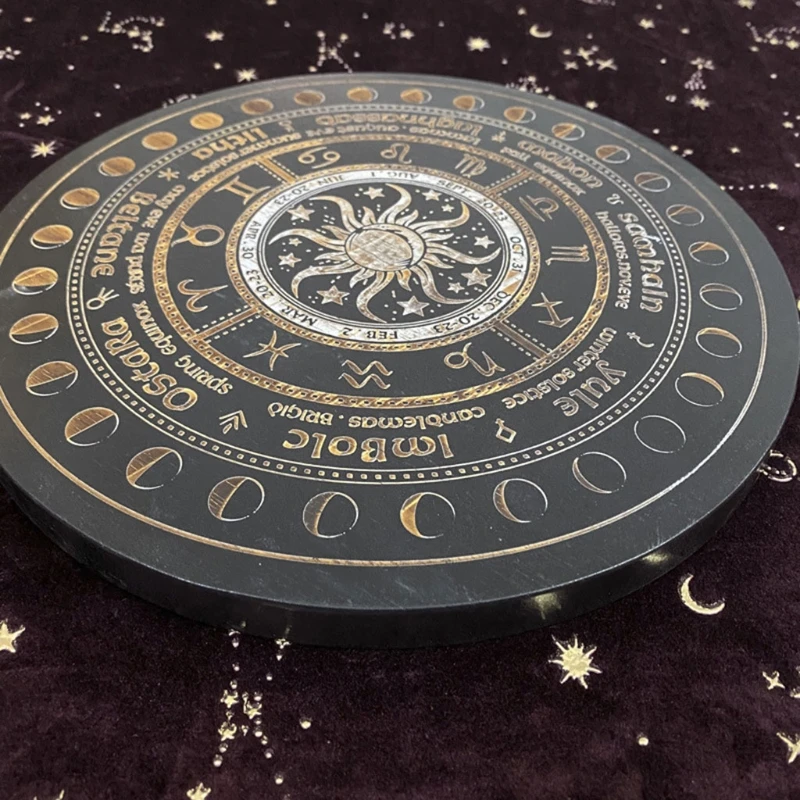 Кристаллический энергетический Диск ведьмы гадание маятник доска ежегодное