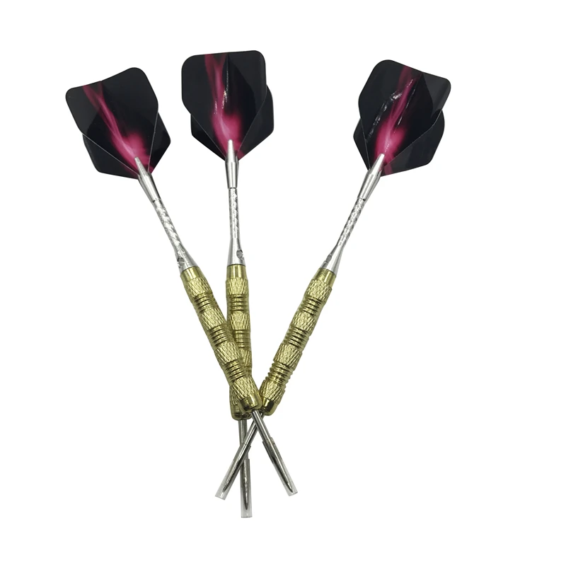 

New 3Pcs Steel Tip Dart Sports Entertainment 15g Darts Nickel Plated Copper Dart Body Aluminium Alloy Shafts PET Flight