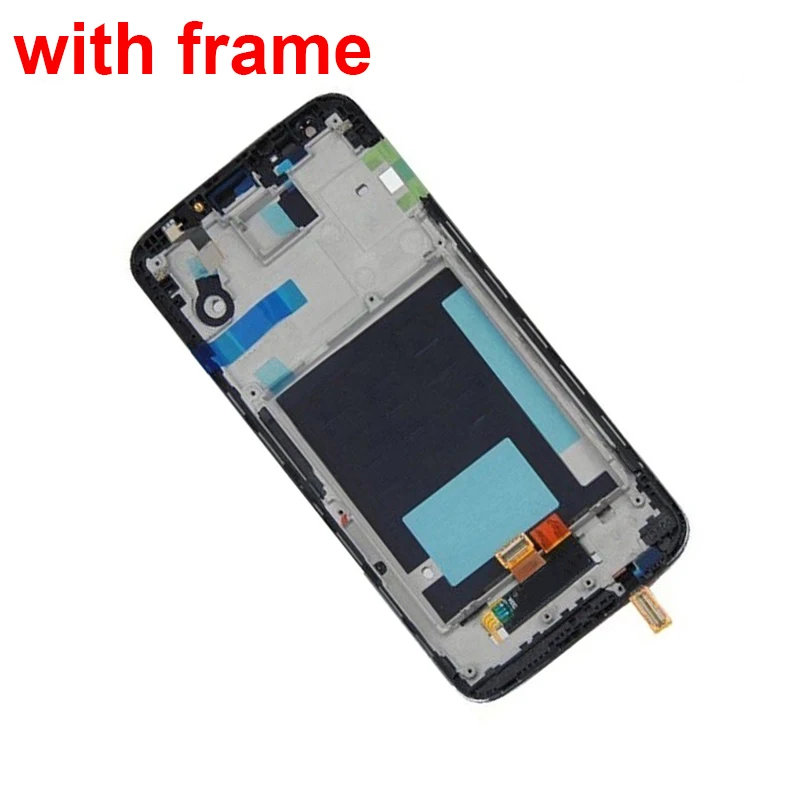 Для LG Optimus G2 D800 D801 D803 сенсорный экран дигитайзер стекло+ ЖК-дисплей панель монитор в сборе с рамкой