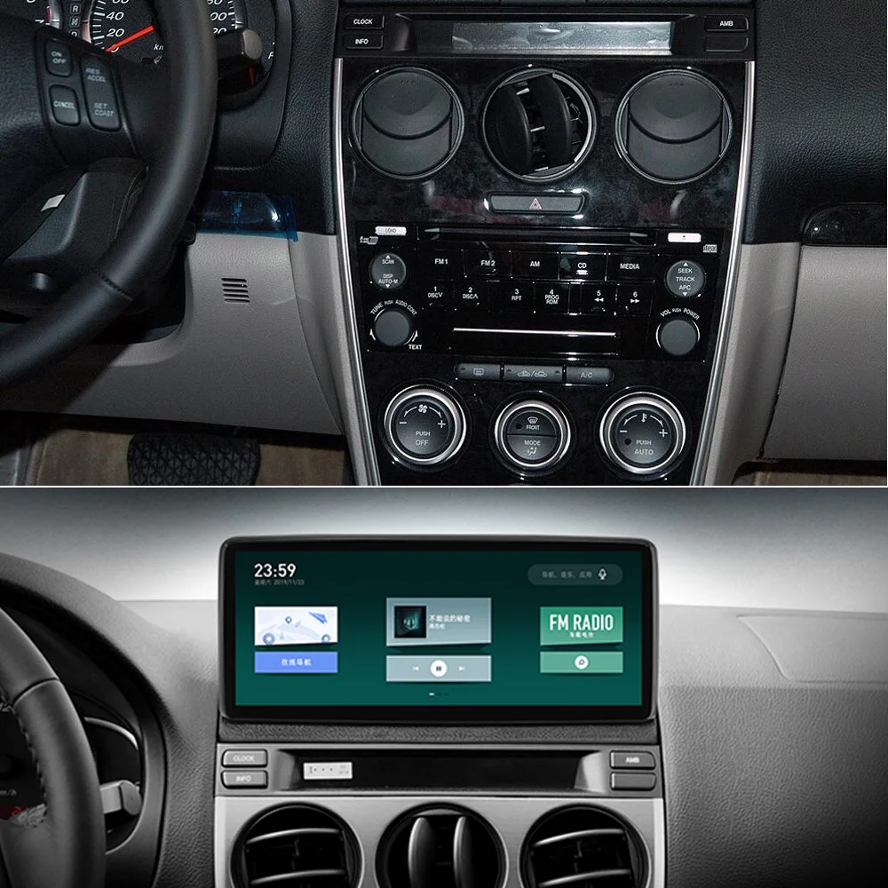 Sinosmart 10 25 'автомобильный навигационный GPS плеер для Mazda 6 2002-2008 2017-18 8-ядерный