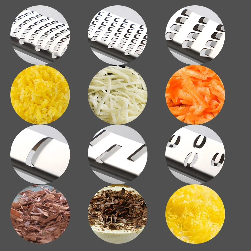 Терка для сыра из нержавеющей стали лимона Картофельная терка чеснока шоколада