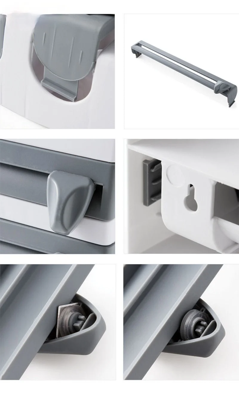 Кухонный органайзер полка для хранения пищевой пленки бутылок с соусом жестяной