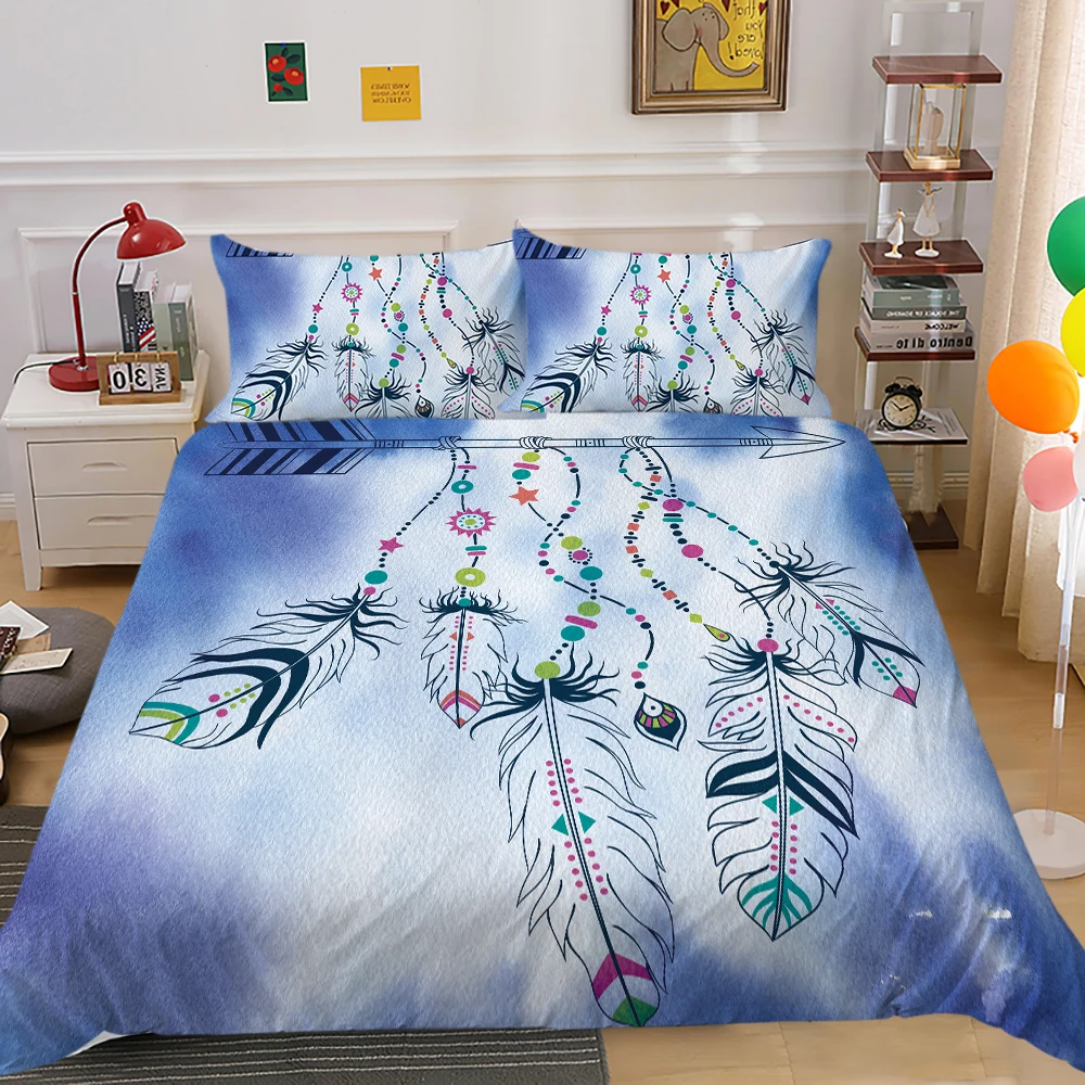 

Комплект постельного белья «Ловец снов», роскошный комплект с пододеяльником и наволочкой, Королевский размер