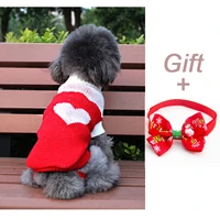 christmas pets dog sweater festival dog clothes puppy jacket winter pet cats clothing ropa perro for small dogs ubranka pla psa