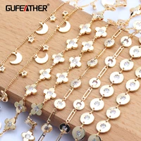gufeather c75jewelry accessoriesdiy chain necklacepass reachnickel free18k gold platedcharmszirconsjewelry making1mlot