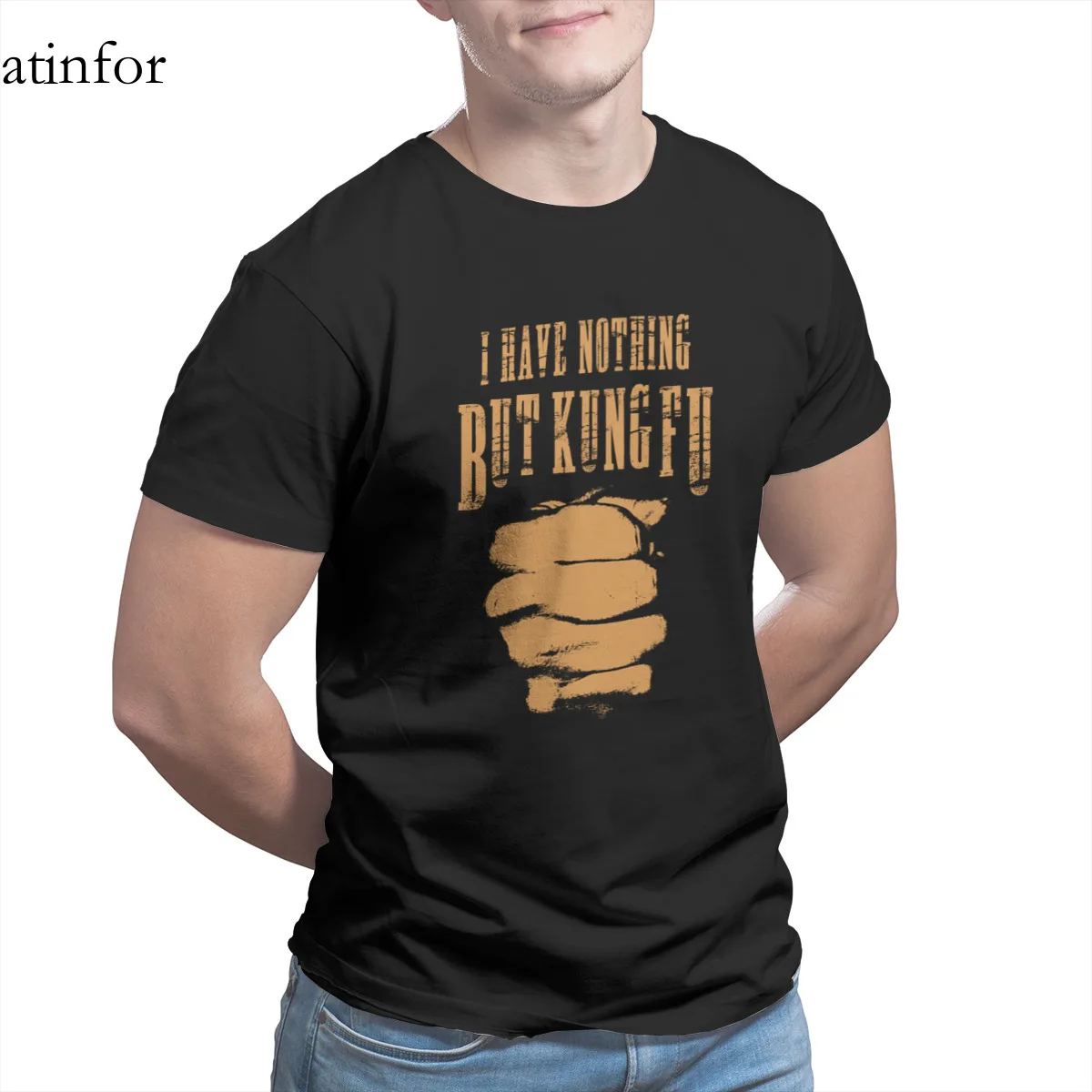 

Kung Fu cool T-Shirt Essentials Custom Games Wholesale Clothes top quality Plus Size Clothing 17975