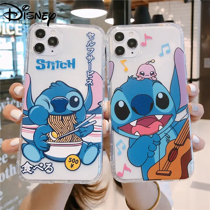 

Disney Stitch Phone Case iPhone13/13Pro/13Promax/X/XR/XS/XSMAX/11/12Pro/12mini/6S/7/8P Soft Shell i Phone cute Case Cover