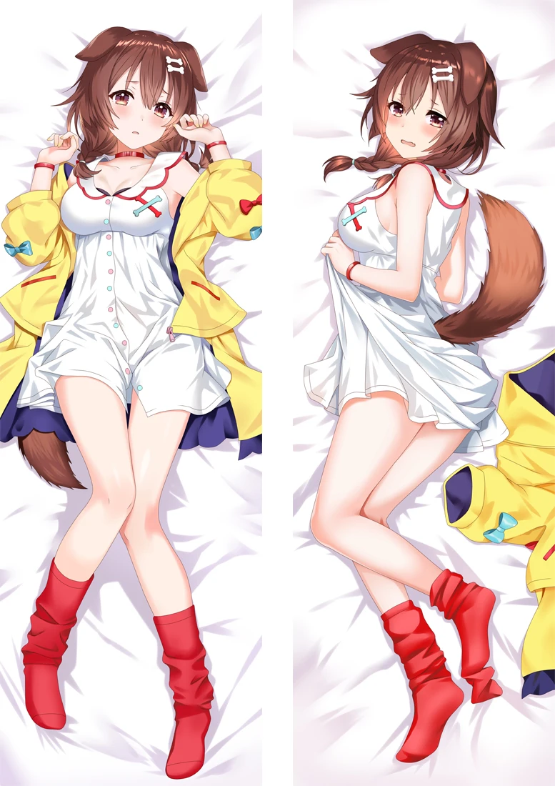 

Anime Hololive Inugami Korone Cosplay lovely GirlsPillow Case Dakimakura Hugging Body Decorative Pillow Cover Home Bedding Prop