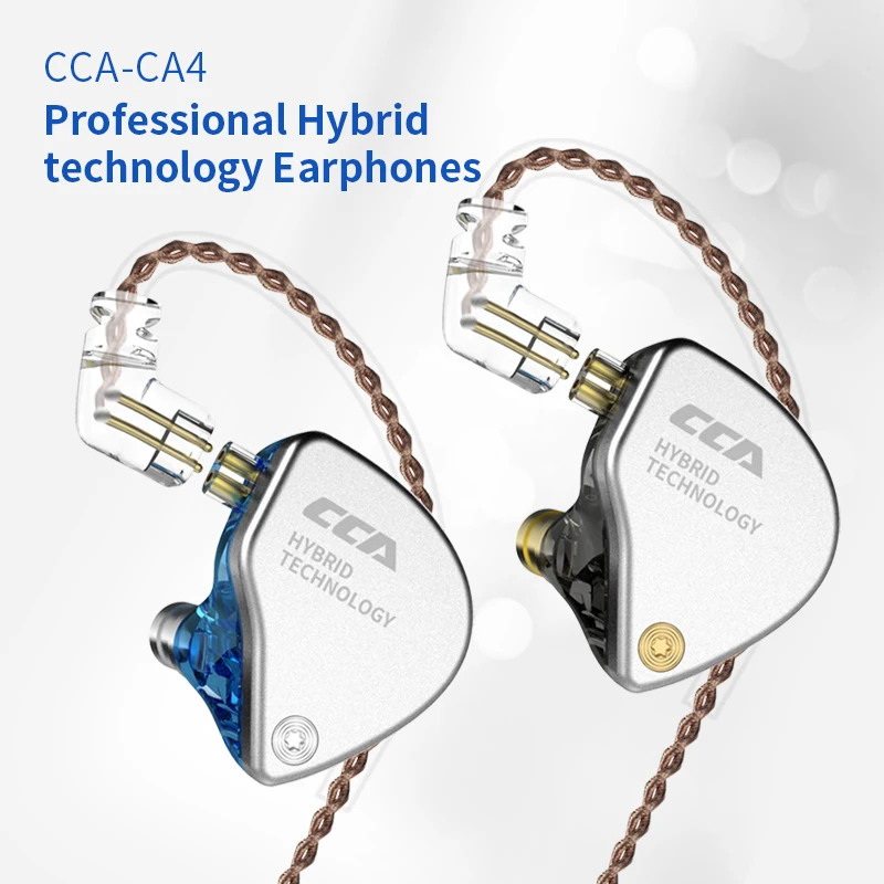 Металлические гибридные технологии CCA CA4 In 1DD + 1BA наушники-вкладыши монитор Hifi бас