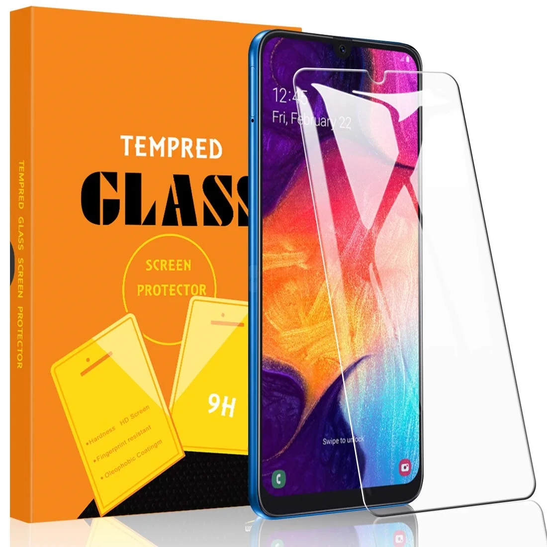 Закаленное стекло для samsung Galaxy A50 S8 A70 A40 S9 A60 протектор экрана 2.5D 9H Премиум Защитная