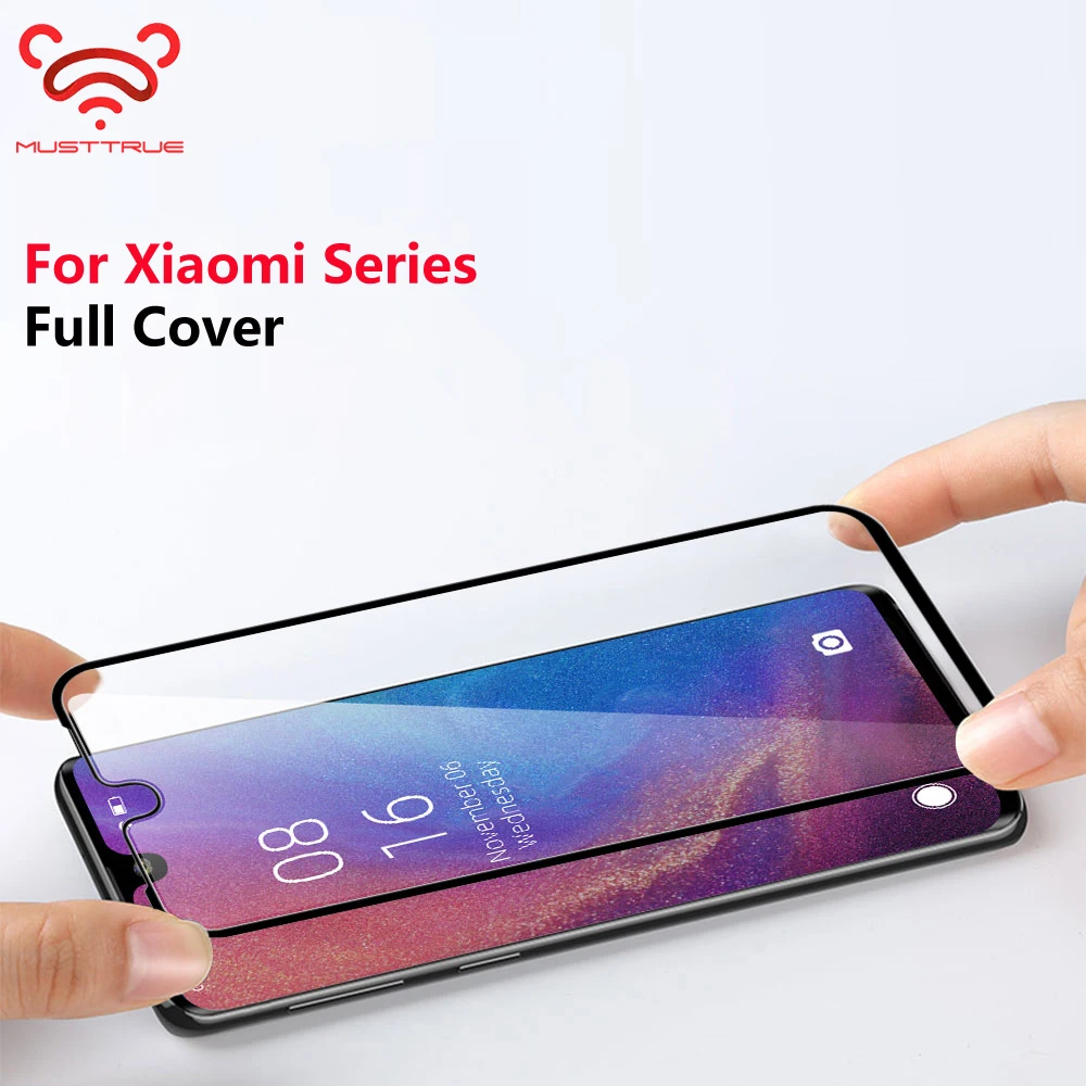 MUSTTRUE стеклянная пленка для Xiaomi mi 9 pro lite закаленное стекло CC9 SE CC9E защита экрана| |