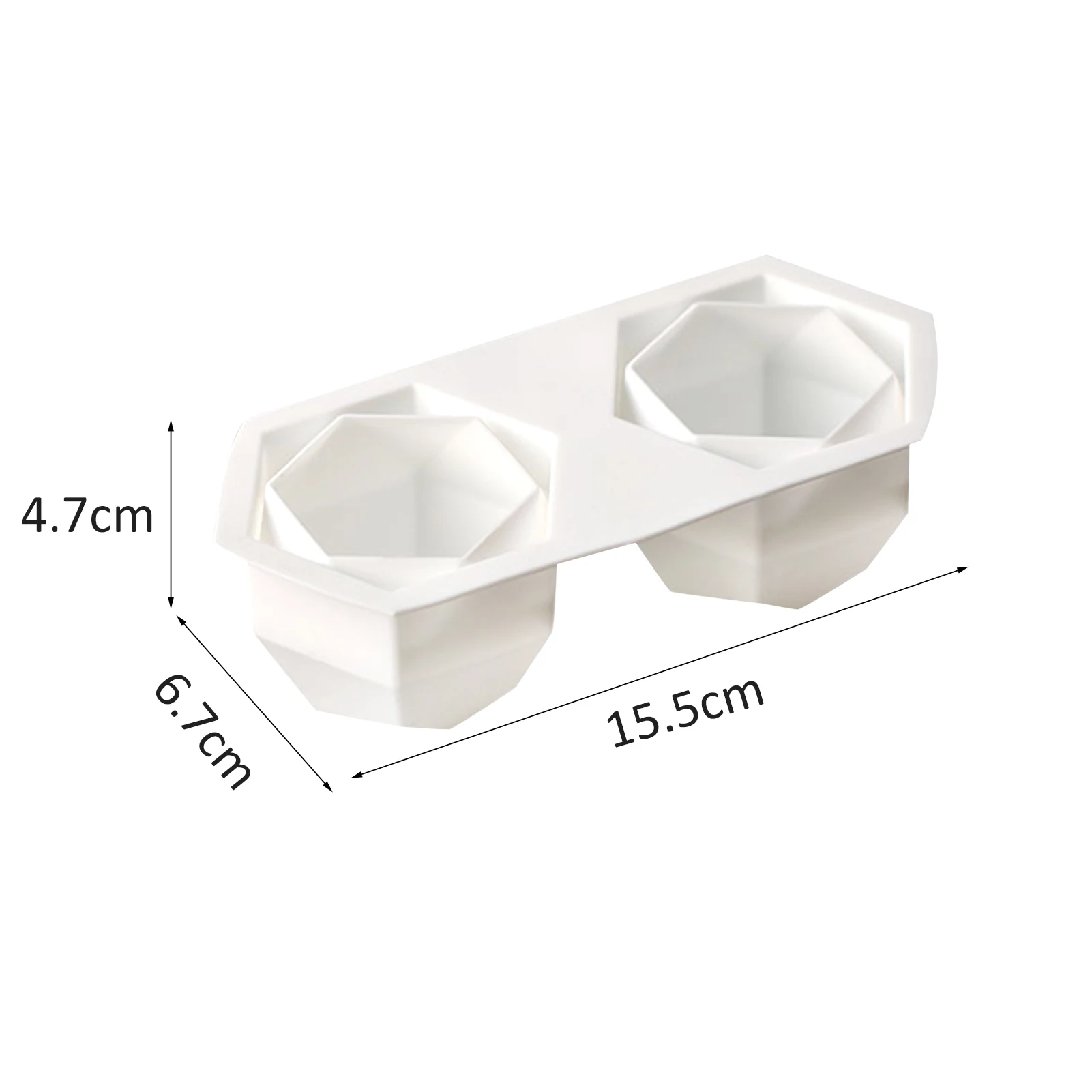 

Rhombus Ball Candle Silicone Mold Geometric Candle Mould DIY Beeswax Candle Soap Tool Handmade Craft Gift