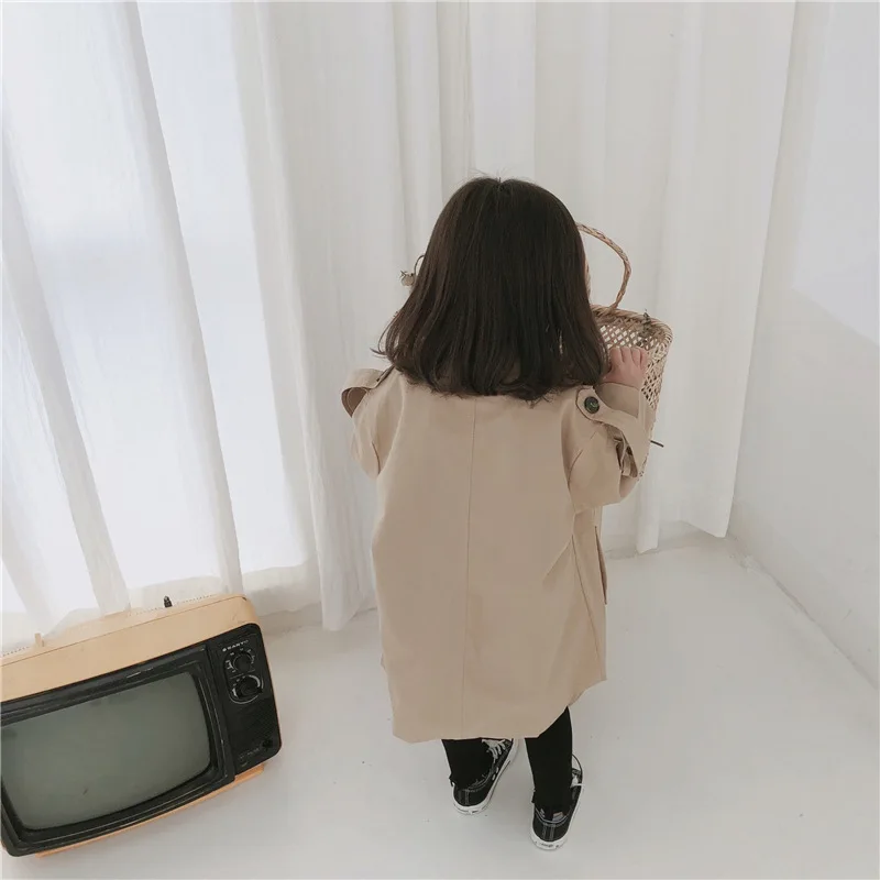 Детский Тренч Новое поступление осени 2019 подходящее ко всему ветрозащитное