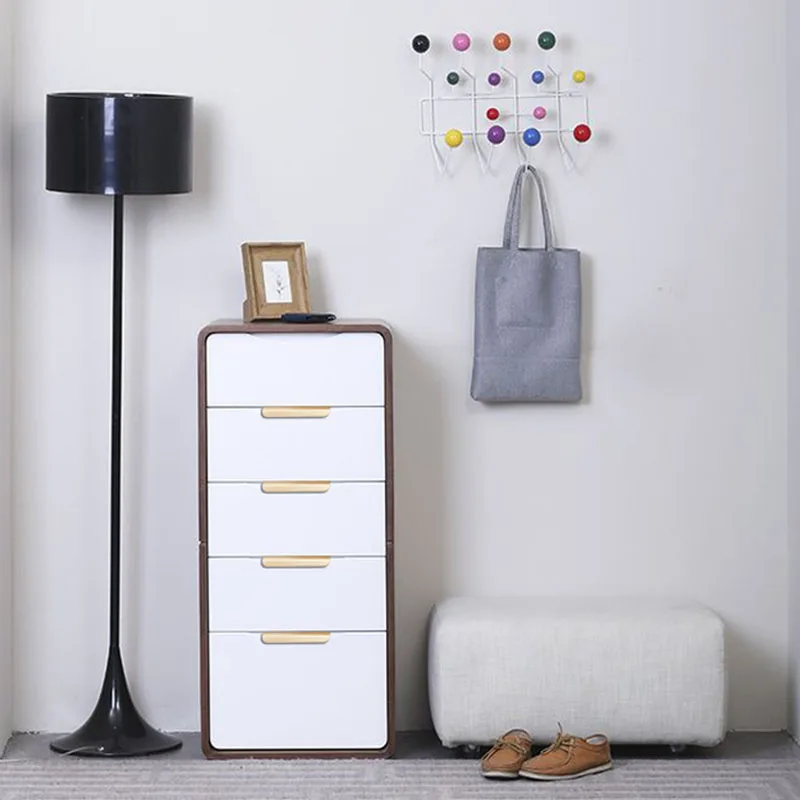 

4pcs/lot Brass Drawer Handle Cabinet Knobs U Pulls Furniture Handles and Knobs Invisible type Handle Furniture Hardware