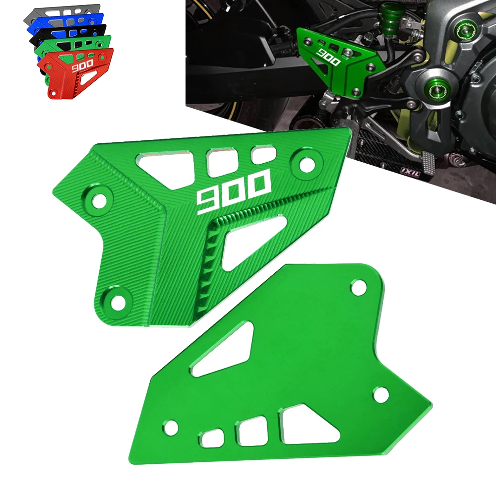 Z900 CNC алюминиевые Мотоциклетные аксессуары Пятки защитный кожух для ног Peg