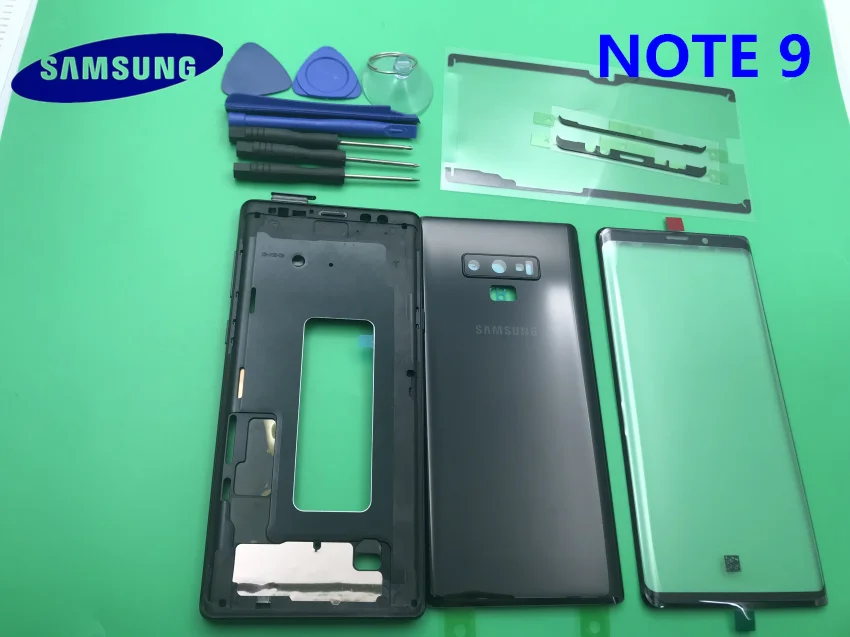 Оригинальный Новый чехол с полным корпусом задняя крышка стекло на переднем