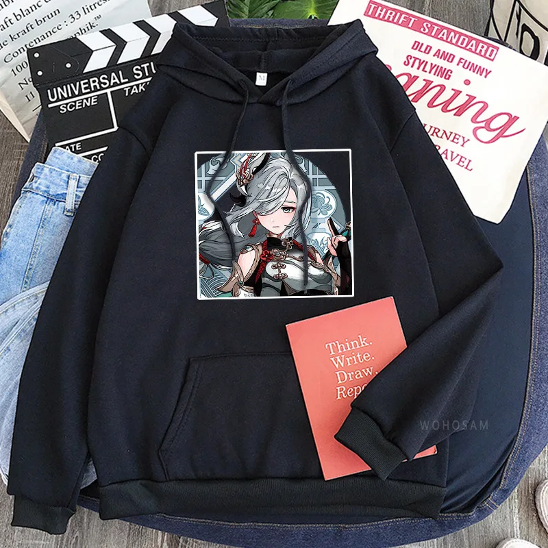 

Genshin Impact Vent Cool Print Hot Game SHEHE Hoodie Men Casual Streetwear Unisex Sweatshirt Pullover Male Harajuku Tee Top