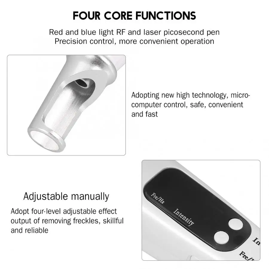 Пико пигментная лазерная ручка пикосекундный терапевтический светильник синего