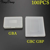 tingdong game cartridge plastic cases game cards storage box for gameboy pocket for gba gbc gbp protector holder cover shell