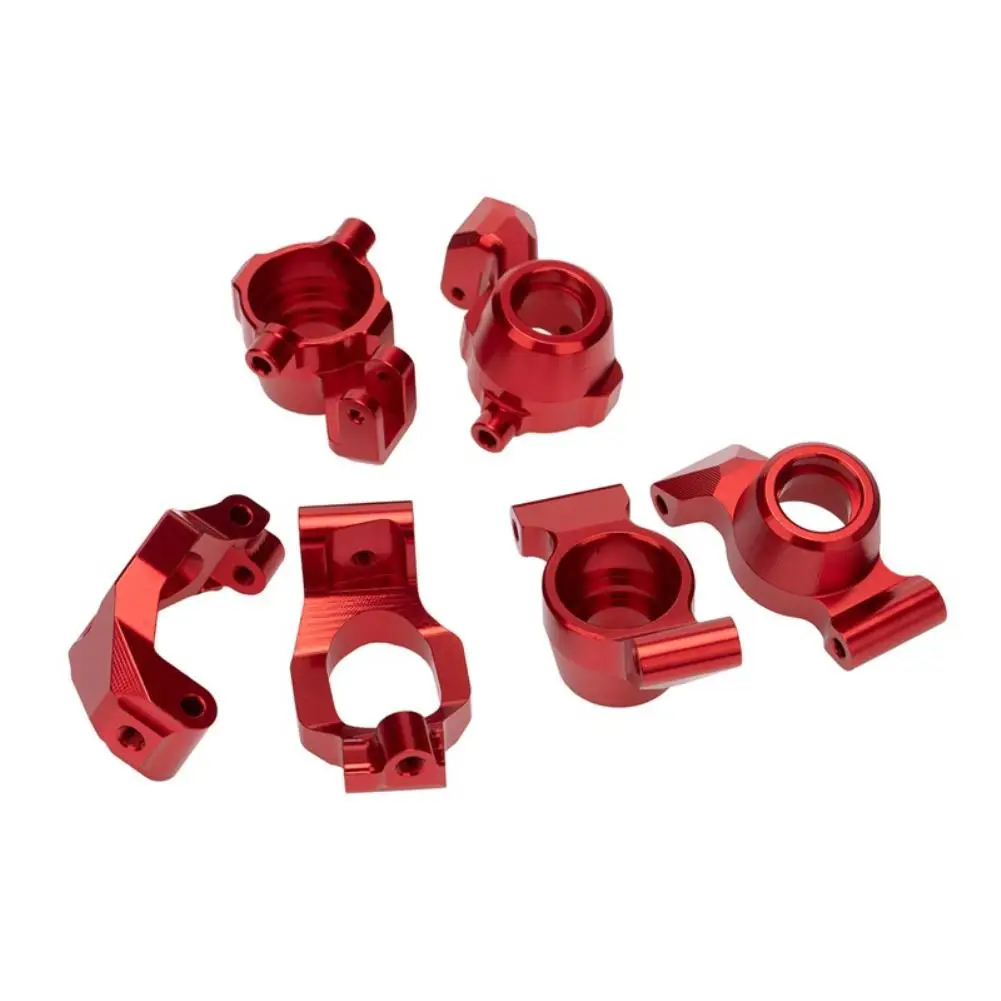 

CNC Front Rear C Block Wheel Hub Carrier Steering Cup Rear Axle Seat for TRAXXAS 1/10 MAXX TRUCK 89076-4 Parts