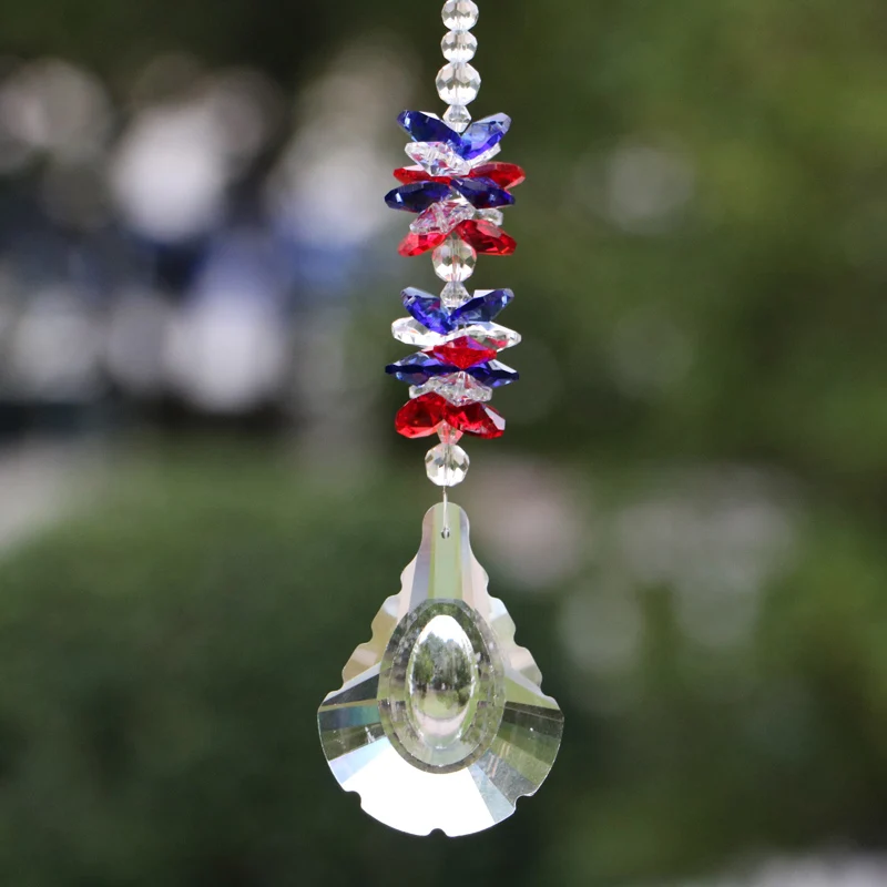 1 шт. Хрустальное стекло Солнцезащитная Призма подвесное украшение фэн шуй