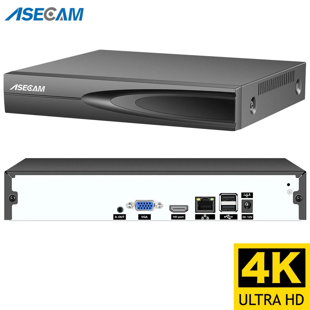 Система видеонаблюдения 16 каналов 32 канала 4k Ultra HD NVR датчик движения Onvif H.265 8 Мп