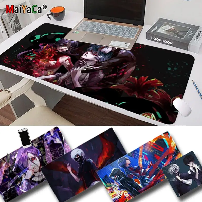 

Tokyo Ghoul Simple Design Customized laptop Gaming mouse pad Size for Game Keyboard Pad for Gamer