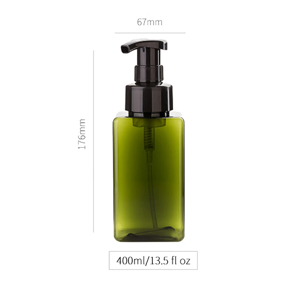 

400ml Refillable Press Pump Bottle Lotion Shampoo Bath Leakproof Container New about 176 * 67mm Empty Press Bottles