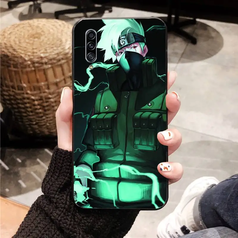 

Naruto Character close-up Phone Case Black For Samsung A10 20 30 40 50 01 11 31 51 71 S pLUS Cases