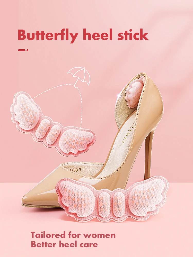 

Heel Protector Cushions Silicone Insoles for Shoes Inserts Very Pad Reduce Shoe Size Shoe Accessory Anti-slip for Shoes Backs