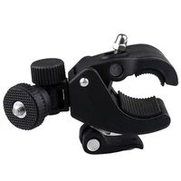 mount bike bicycle motorcycle handlebar clamp camera mount tripod adapter for gopro hero 2 3 3 4 5 bundle 1 plastic