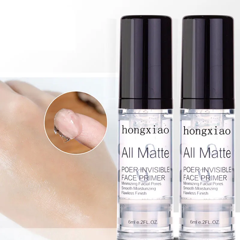 

1Pcs 6ml Invisible Face Pores Hydrating Makeup Base Primer Gel Pore Light Primer Oil-Free Make Up Matte Looks Cosmetic Long Last