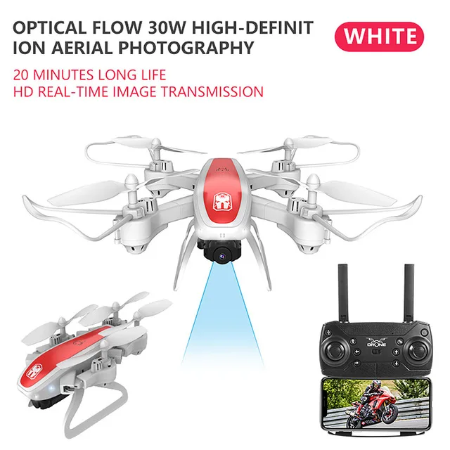 480p Дрон KY909 HD 4K WiFi видео live fpv Дрон светильник с потоком держать высоту четырехосный самолет одна кнопка взлет Дрон с камерой квадрокоптер с камерой квадракоптер квадрокоптер аккумулятор квадракоптер с камерой - Цвет: 480p