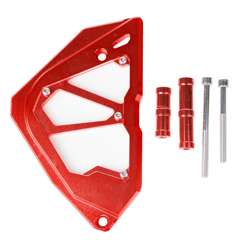 Red Для 2013- Kawasaki Ninja 250/250R/300 CNC алюминиевая передняя Звездочка цепь Защитная крышка Ninja250-R Ninja250R Ninja300 - Цвет: Red