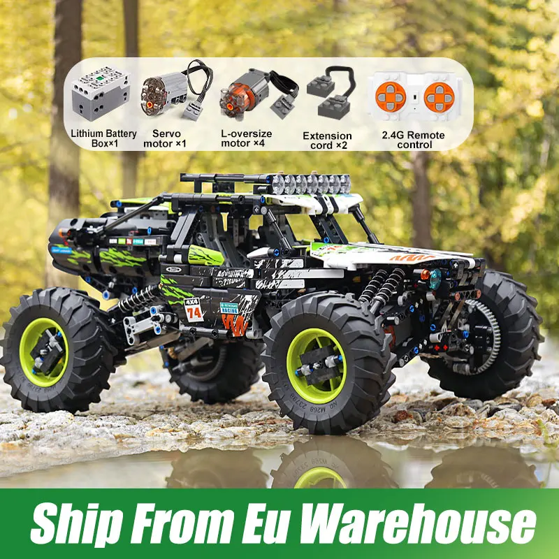 

Mould King 18002 Buggy RC All-Terrain Off-Road Climbing Truck Compatible With MOC-19517 model Building Blocks Bricks Kid Toys
