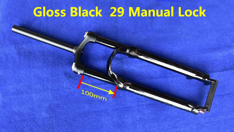 Gloss Black 29 Manua EPIXON SR SUNTOUR Велосипедная вилка EPICON 26/27. 5/29er горная Велосипедная вилка MTB амортизирующая передняя вилка для путешествий 100 мм - Цвет: Gloss Black 29 Manua