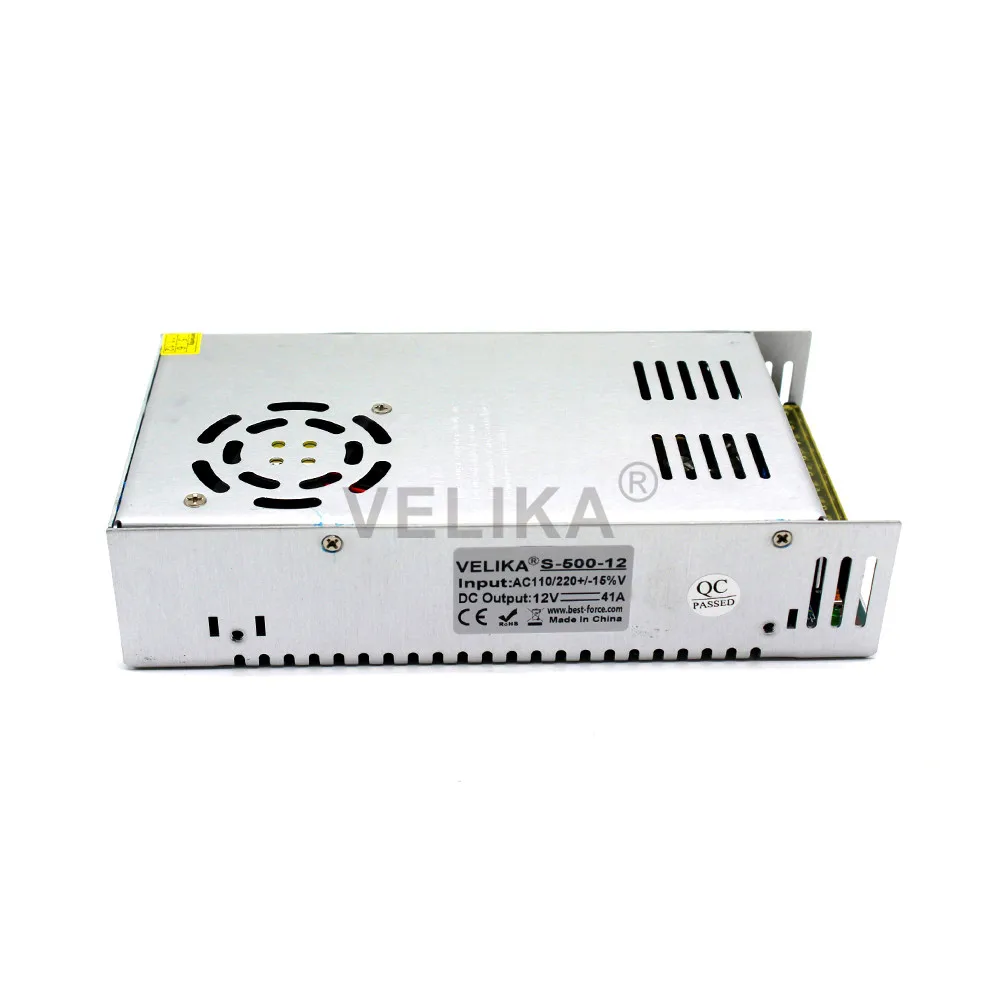 Импульсный источник питания небольшого объема с одним выходом 12 В 500 А 110 Вт 220