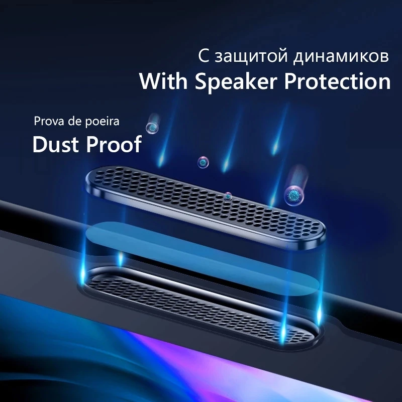 dust proof tempered glass for iphone 11 12 13 pro max x xr xs wtih frame screen protectors for iphone 7 8 plus se2020 12 13 mini free global shipping