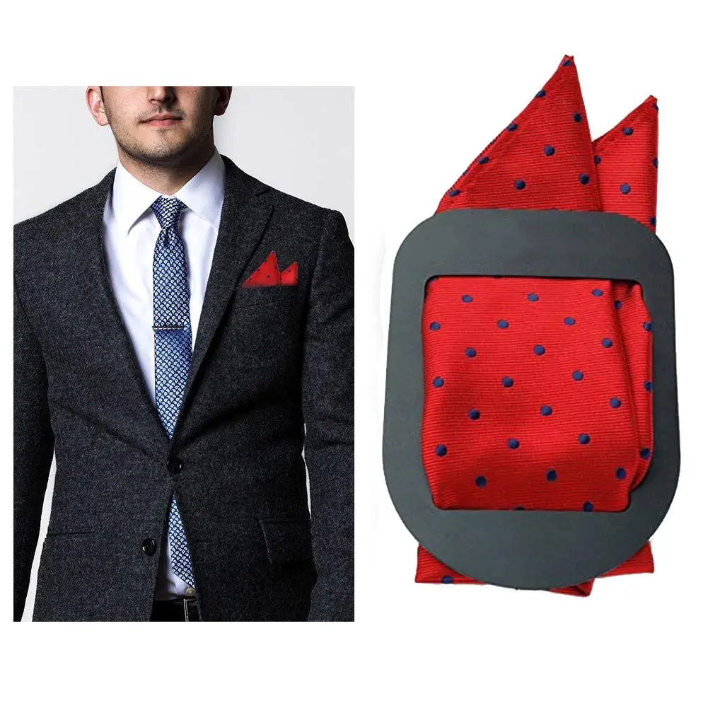 

3PCS Men's Suit Pocket Handkerchief Fixed Clip Board Handkerchief Support Board Fixing Plate
