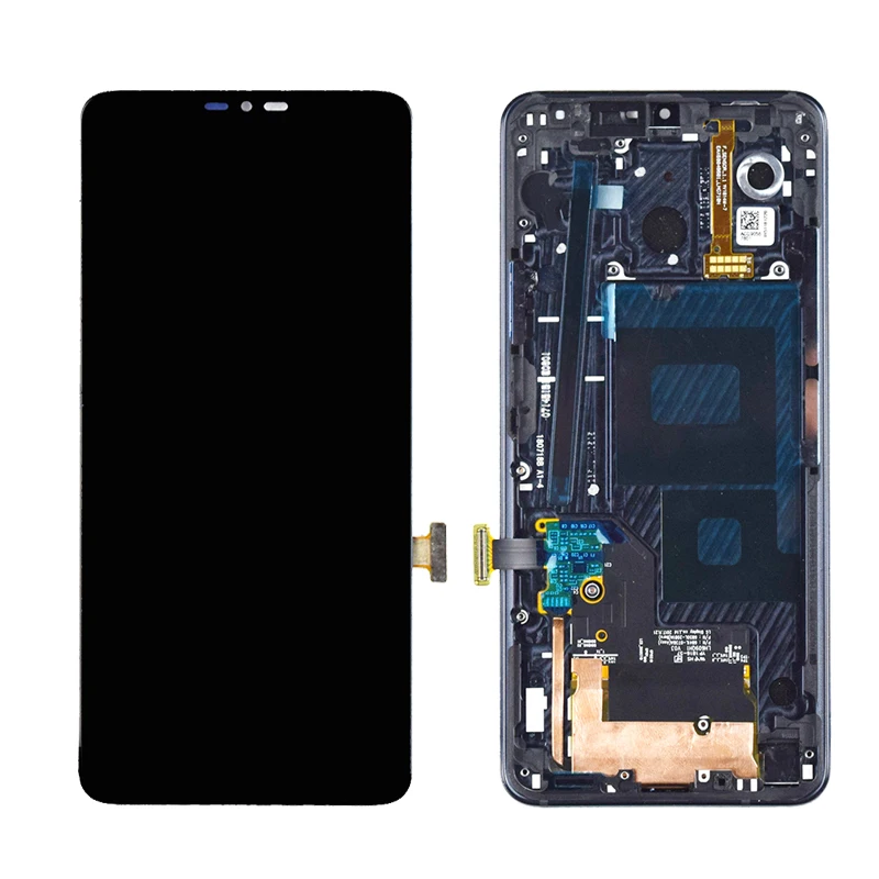 Для LG G7 ЖК-дисплей сенсорный экран с рамкой дигитайзер сборка Замена для LG G7 дисплей G710 G710EM G710PM ЖК-экран