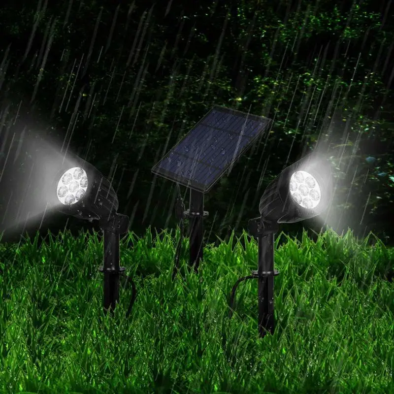 Водонепроницаемый светодиодный фонарь на солнечной батарее IP65 уличное